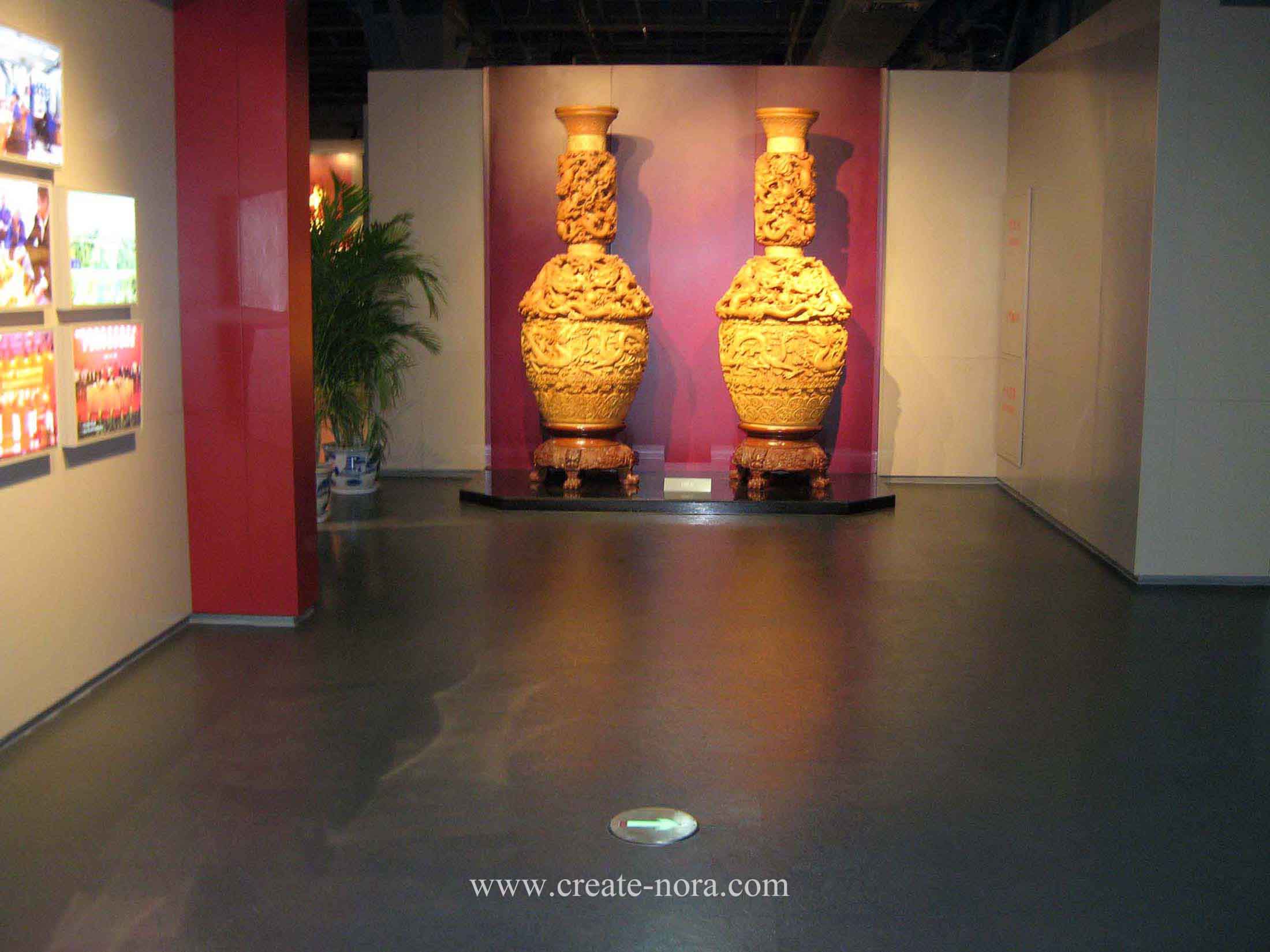 the photo of nora rubber flooring in Chunghwa Brand Culture Exhsibition Hall 12